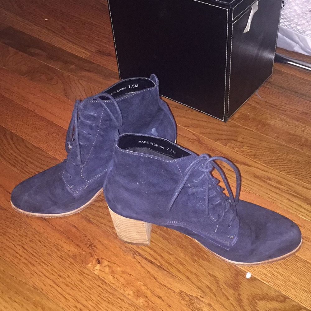 Blue Dolce Vita Heeled Booties - Picture 1 of 7